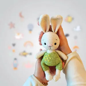 Crochet Bunny Pattern - Amigurumi Bunny Rabbit Crochet Pattern and Tutorial with Photos - Printable PDF in English