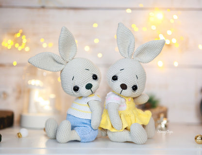 "DIY Crochet Bunny Amigurumi Pattern for Kids d